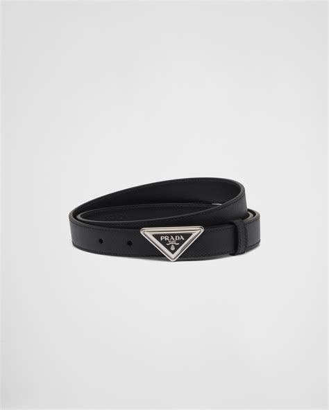 prada black saffiano leather belt|prada saffiano outlet.